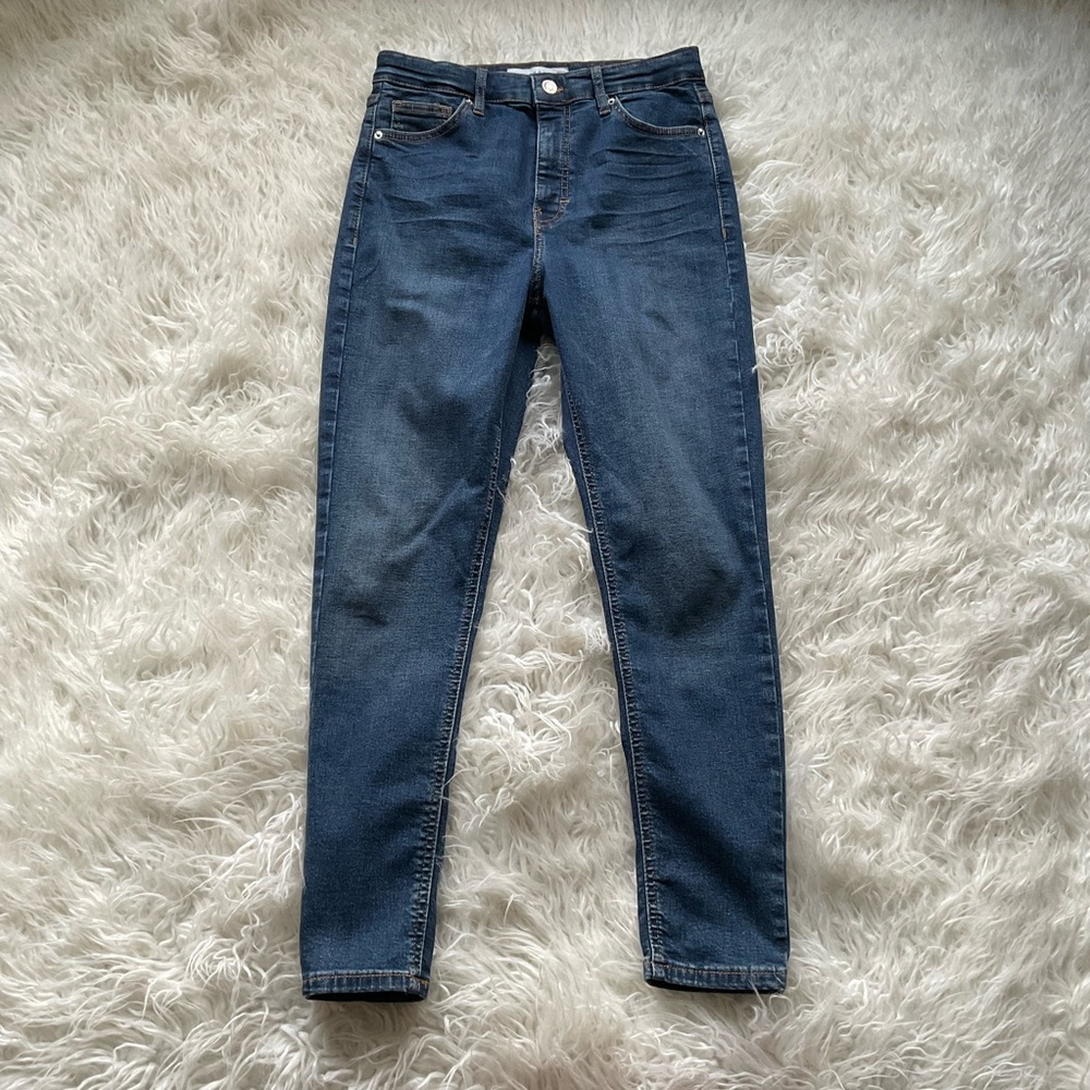 Topshop Jamie High Rise Skinny‎ Ankle Jeans - Picture 4 of 8